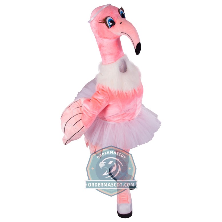 Realistic Lightweight Flamingo Mascot Costume