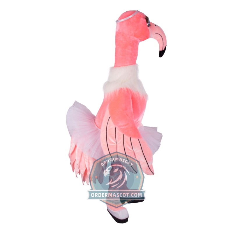 Realistic Lightweight Flamingo Mascot Costume