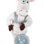 Friendly White Sheep Mascot Costume