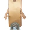 Realistic Gold Bar Mascot Costume