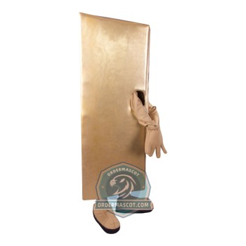 Realistic Gold Bar Mascot Costume