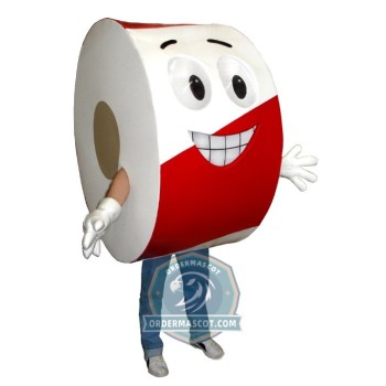 Roll Paper Mascot Costume
