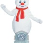 Friendly Lightweight Snowman Mascot Costume For Adult