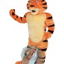 Cute Friendly Tiger Mascot Costume