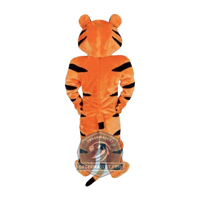 Cute Friendly Tiger Mascot Costume