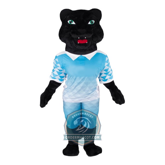 Sport Lightweight Black Panther Mascot Costume