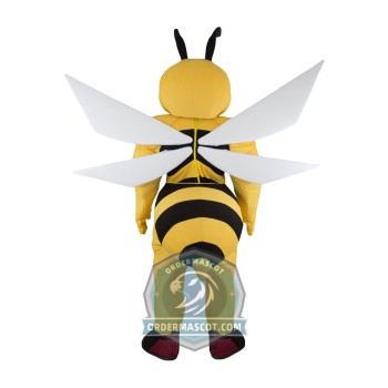 Power Muscular Bee Mascot Costume