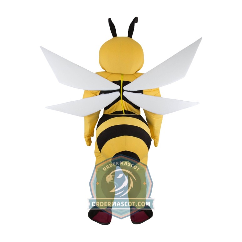 Power Muscular Bee Mascot Costume