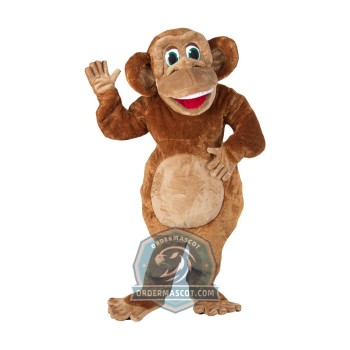 Friendly Lightweight Monkey Mascot Costume