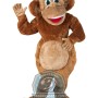 Friendly Lightweight Monkey Mascot Costume