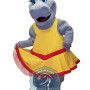 Female Beautiful Hippo Mascot Costume