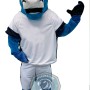 Happy Blue Bull Mascot Costume