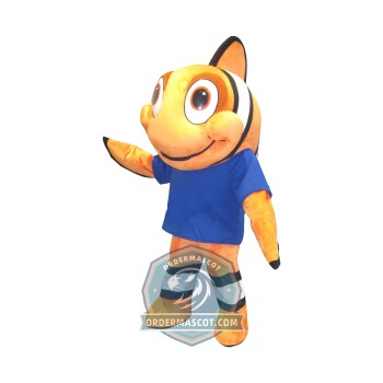 Happy Goldfish Mascot Costume