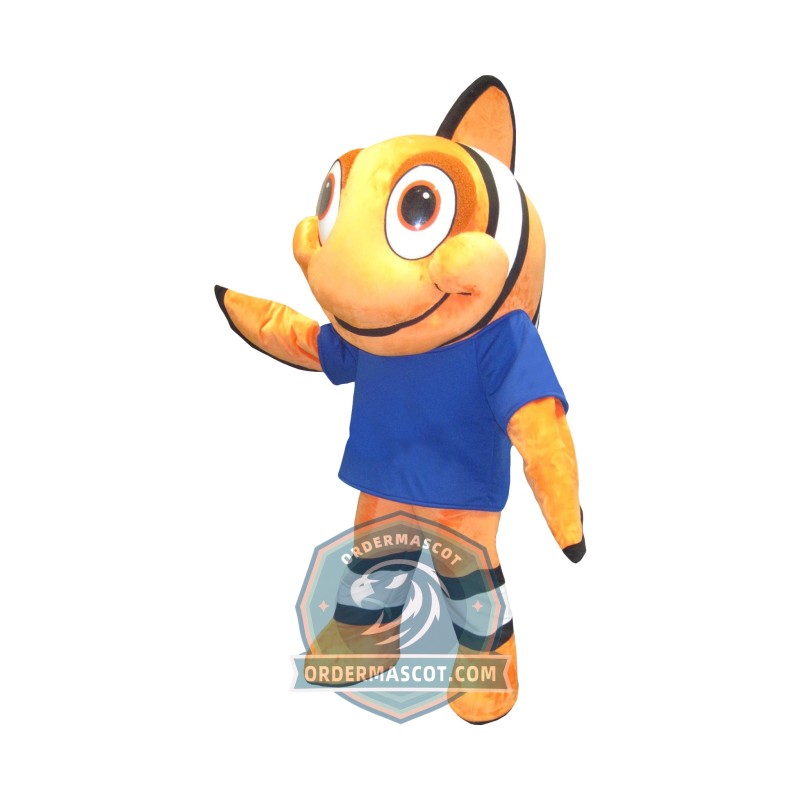 Happy Goldfish Mascot Costume