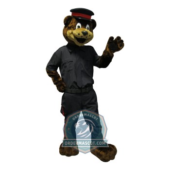 Police Bear Mascot Costume