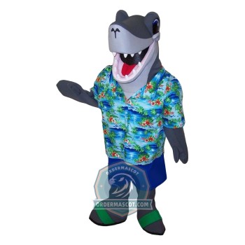 Happy Shark Mascot Costume
