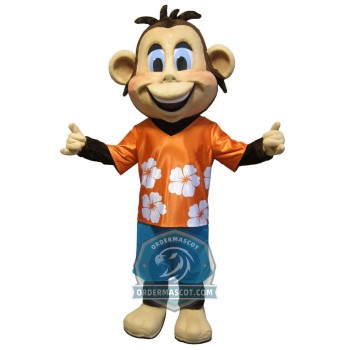 Realistic Friendly Monkey Mascot Costume