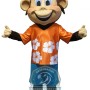 Realistic Friendly Monkey Mascot Costume