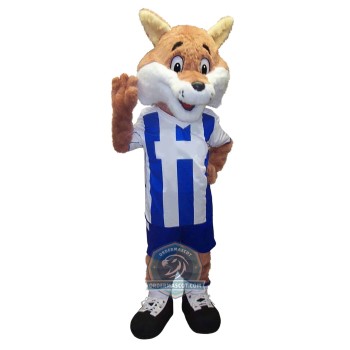 Realistic Sport Fox Mascot Costume