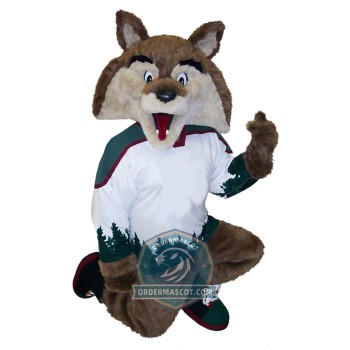 Happy Sport Wolf Mascot Costume