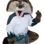 Happy Sport Wolf Mascot Costume