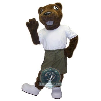 Amazing Lightweight Beaver Mascot Costume