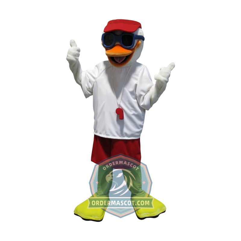 Sport Duck Mascot Costume For Adult