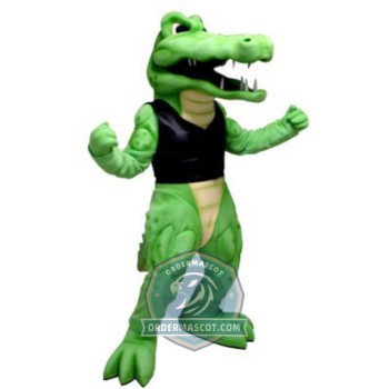 Power Crocodile Mascot Costume