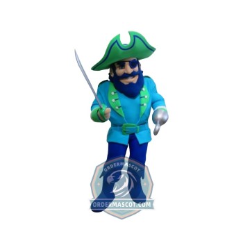 Deluxe Pirate Mascot Costume