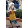 Elderly Impoverished Woodcarver Geppetto Mascot Costume