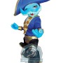 Blue Captain Octopus Mascot Costume
