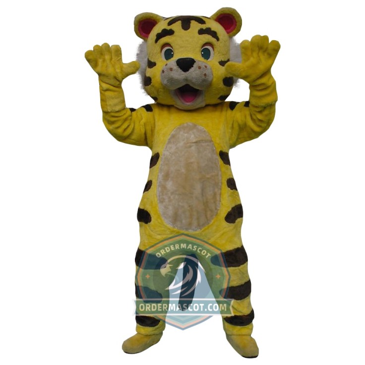 Happy Little Tiger Mascot Costume
