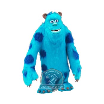 Realistic Sulley Mascot Costume
