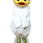Friendly White Duck Mascot Costume