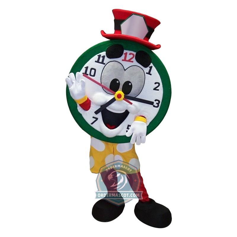 Alarm Clock Mascot Costume