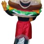 Happy Hamburger Mascot Costume