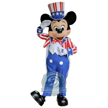 American Theme Mickey Mascot Costume