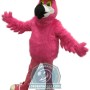 Happy Flamingo Mascot Costume