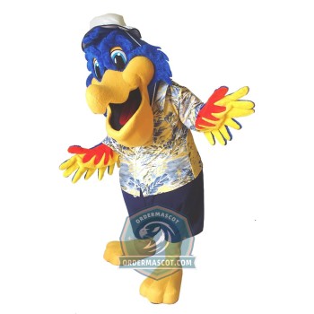 Blue Pelican Mascot Costume