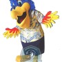 Blue Pelican Mascot Costume