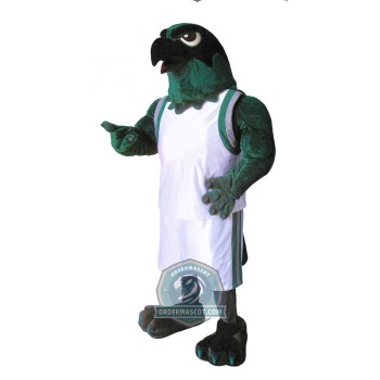 Deluxe Green Eagle Mascot Costume