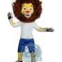 Realistic Friendly Lion Mascot Costume