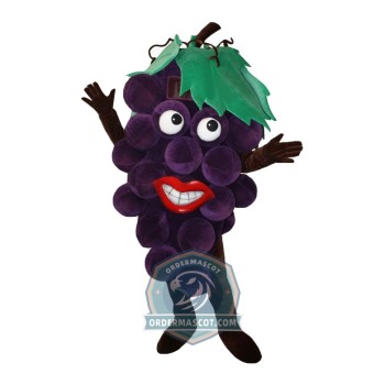 Grape Mascot Costume