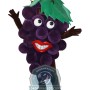 Grape Mascot Costume