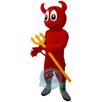 Cute Lightweight Devil Mascot Costume
