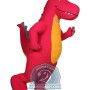Red Dinosaur Mascot Costume
