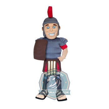Friendly Knight Warrior Mascot Costume