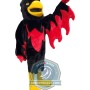 Black & Red Eagle Mascot Costume