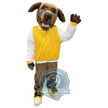Chocolate Labrador Retriever Dog Mascot Costume