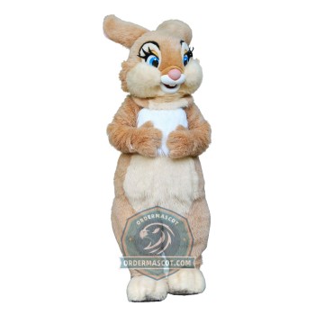 Miss Bunny Rabbit Mascot Costume For Adult